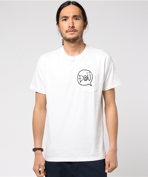 DOUBLE STEAL（ダブルスティール）の「Dou Balloon Tシャツ（Tシャツ/カットソー・メンズ・ホワイト×ブラック/ホワイト×レッド/ブラック/ネイビー/エンジ・MEDIUM/X-LARGE/LARGE）」の22枚目の写真