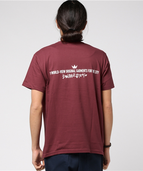 DOUBLE STEAL（ダブルスティール）の「Dou Balloon Tシャツ（Tシャツ/カットソー・メンズ・ホワイト×ブラック/ホワイト×レッド/ブラック/ネイビー/エンジ・MEDIUM/X-LARGE/LARGE）」の18枚目の写真