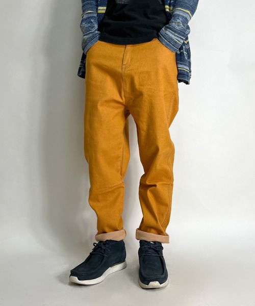 BEATJIVE(ビートジャイブ)の「デニムパンツ ワイド テーパード サルエル ストレッチ メンズ(デニムパンツ・メンズ・ベージュ/インディゴブルー/ブラック/キャメル/ブラウン/チャコールグレー/ブルー系その他/ブラック系その他・2/4/3)」の8枚目の写真