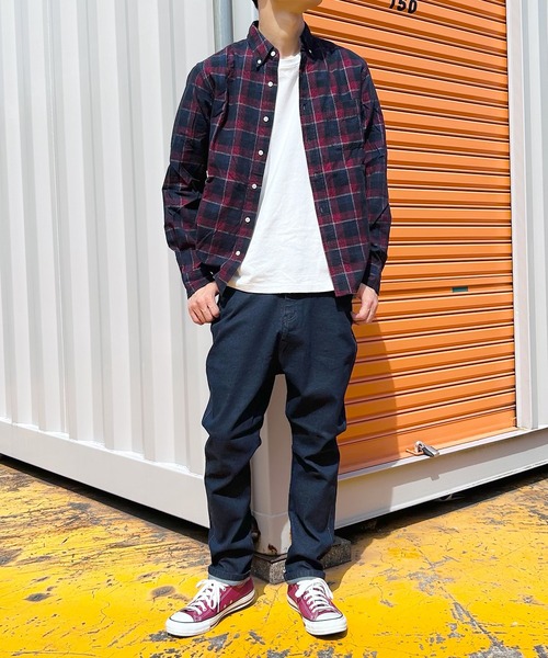 BEATJIVE(ビートジャイブ)の「デニムパンツ ワイド テーパード サルエル ストレッチ メンズ(デニムパンツ・メンズ・ベージュ/インディゴブルー/ブラック/キャメル/ブラウン/チャコールグレー/ブルー系その他/ブラック系その他・2/4/3)」の19枚目の写真