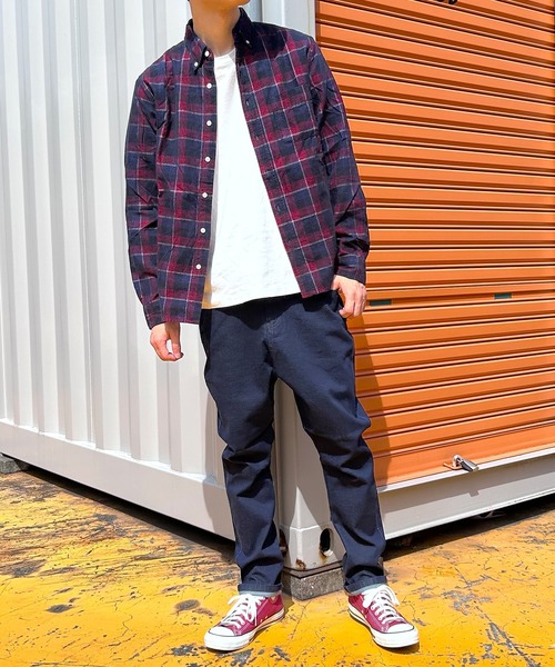 BEATJIVE(ビートジャイブ)の「デニムパンツ ワイド テーパード サルエル ストレッチ メンズ(デニムパンツ・メンズ・ベージュ/インディゴブルー/ブラック/キャメル/ブラウン/チャコールグレー/ブルー系その他/ブラック系その他・2/4/3)」の16枚目の写真