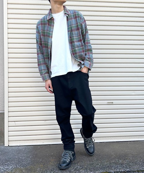 BEATJIVE(ビートジャイブ)の「デニムパンツ ワイド テーパード サルエル ストレッチ メンズ(デニムパンツ・メンズ・ベージュ/インディゴブルー/ブラック/キャメル/ブラウン/チャコールグレー/ブルー系その他/ブラック系その他・2/4/3)」の15枚目の写真