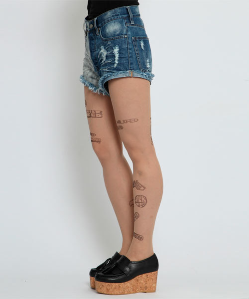 MILKFED.（ミルクフェド）の「【mini3月号掲載商品】MANY MILK TIGHTS（タイツ/ストッキング・レディース・ベージュ・ONE SIZE）」の2枚目の写真