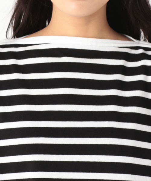 SHIPS(シップス)の「MAISON CHANTOISE: ボーダータンクトップ(タンクトップ・レディース・ブラック/ピンク系その他・ONE SIZE)」の7枚目の写真