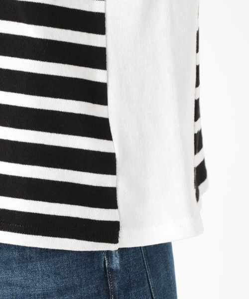 SHIPS(シップス)の「MAISON CHANTOISE: ボーダータンクトップ(タンクトップ・レディース・ブラック/ピンク系その他・ONE SIZE)」の5枚目の写真