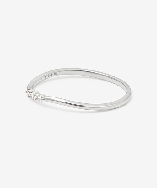 エステール K10 ホワイトゴールド/ ホワイトゴールド ダイヤモンド リング K10 ホワイトゴールドダイヤモンド リング ESTELLE/エステール（リング