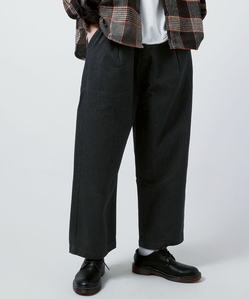 ASTRONOMY(アストロノミー)の「Buyer's Select/10オンス デニム ワイドパンツ(デニムパンツ・メンズ・ブラック/ライトインディゴブルー/ワンウォッシュ/ブルー系その他/ブラック系その他/ブルー系その他2/キナリ/ブラック系その他2/ブルー系その他3/ブラック系その他3・L/M/S)」の3枚目の写真