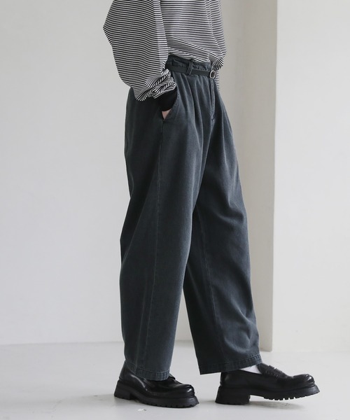 ASTRONOMY(アストロノミー)の「Buyer's Select/10オンス デニム ワイドパンツ(デニムパンツ・メンズ・ブラック/ライトインディゴブルー/ワンウォッシュ/ブルー系その他/ブラック系その他/ブルー系その他2/キナリ/ブラック系その他2/ブルー系その他3/ブラック系その他3・L/M/S)」の16枚目の写真