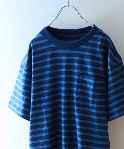JOURNAL STANDARD relume（ジャーナルスタンダード　レリューム）の「【WEB限定】USAコットン ビッグシルエットTシャツ#（Tシャツ/カットソー・メンズ・ホワイト/パープル/ホワイト系その他/杢グレー/ブルー/ネイビー/ブルー系その他/オレンジ・S/M/L/XL）」の2枚目の写真