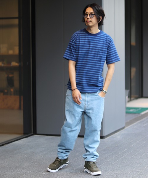JOURNAL STANDARD relume（ジャーナルスタンダード　レリューム）の「【WEB限定】USAコットン ビッグシルエットTシャツ#（Tシャツ/カットソー・メンズ・ホワイト/パープル/ホワイト系その他/杢グレー/ブルー/ネイビー/ブルー系その他/オレンジ・S/M/L/XL）」の20枚目の写真
