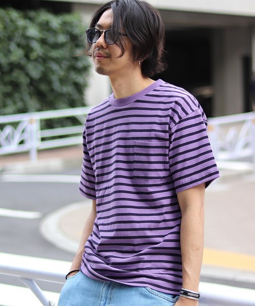 JOURNAL STANDARD relume（ジャーナルスタンダード　レリューム）の「【WEB限定】USAコットン ビッグシルエットTシャツ#（Tシャツ/カットソー・メンズ・ホワイト/パープル/ホワイト系その他/杢グレー/ブルー/ネイビー/ブルー系その他/オレンジ・S/M/L/XL）」の15枚目の写真