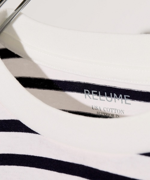 JOURNAL STANDARD relume（ジャーナルスタンダード　レリューム）の「【WEB限定】USAコットン ビッグシルエットTシャツ#（Tシャツ/カットソー・メンズ・ホワイト/パープル/ホワイト系その他/杢グレー/ブルー/ネイビー/ブルー系その他/オレンジ・S/M/L/XL）」の21枚目の写真