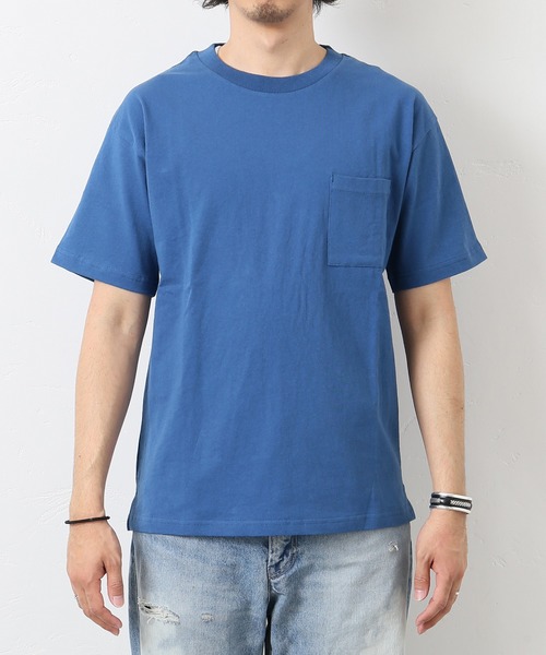 JOURNAL STANDARD relume（ジャーナルスタンダード　レリューム）の「【WEB限定】USAコットン ビッグシルエットTシャツ#（Tシャツ/カットソー・メンズ・ホワイト/パープル/ホワイト系その他/杢グレー/ブルー/ネイビー/ブルー系その他/オレンジ・S/M/L/XL）」の22枚目の写真