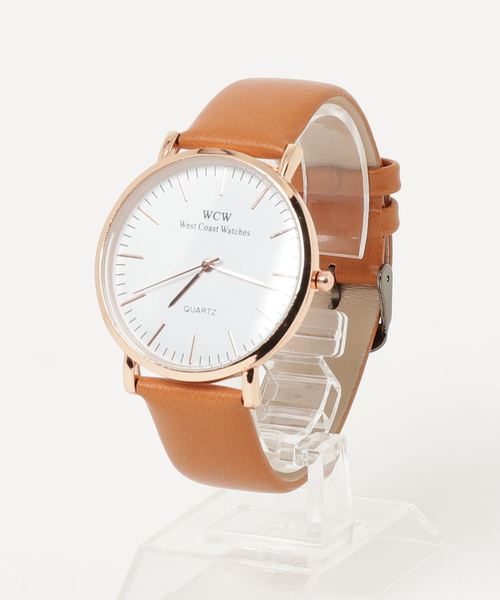 VIBGYOR(ヴィブジョー)の「【VIBGYOR BY AS】WCWwatch (MAN)(アナログ腕時計・レディース・ブラウン/キャメル/ブラック/ブラック系その他2/ブラック系その他/ブラック×ブラック・FREE)」の8枚目の写真