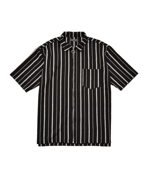 MinoriTY（マイノリティ）の「メンズ長袖ZIPストライプブルゾン（ブルゾン・メンズ・ブラック/ネイビー/ブラウン/ブルー・M/L）」の11枚目の写真