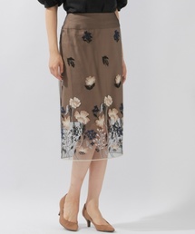 laboratory work | 刺繍チュールタイトスカート(スカート)