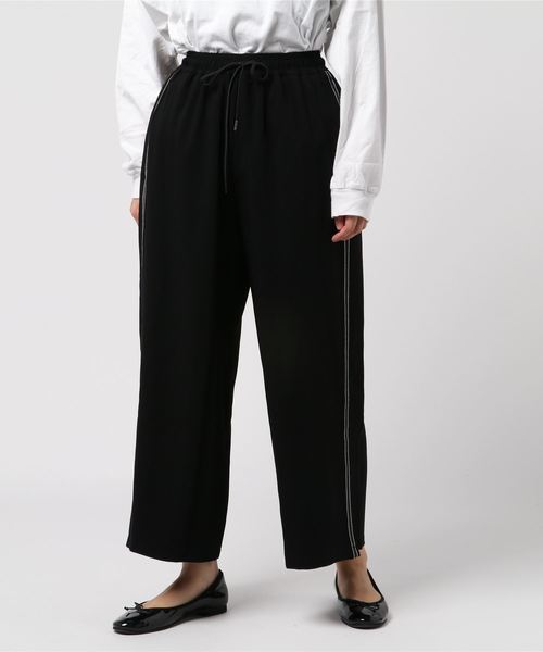 Editt by YECCA VECCA（エディットバイイェッカヴェッカ）の「ラインワイドパンツ（その他パンツ・レディース・ブラック/キャメル・FREE）」の9枚目の写真