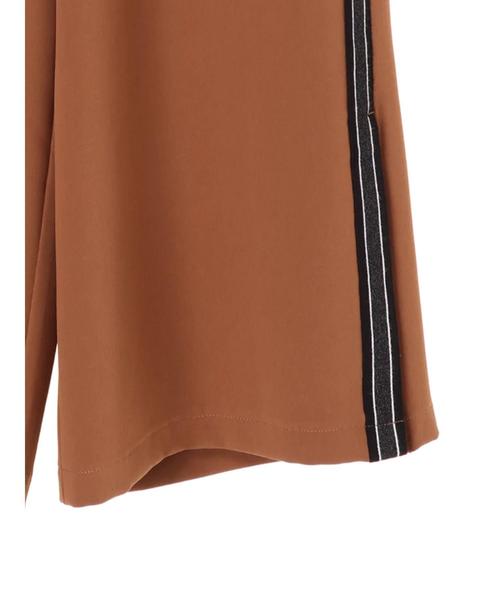 Editt by YECCA VECCA（エディットバイイェッカヴェッカ）の「ラインワイドパンツ（その他パンツ・レディース・ブラック/キャメル・FREE）」の16枚目の写真