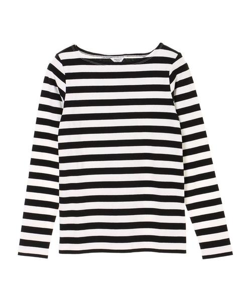 AMERICAN HOLIC(アメリカンホリック)の「フライスベーシックボートネック長袖プルオーバー(Tシャツ/カットソー・レディース・ブラック/その他7/ホワイト系その他4/キャメル/ブルー系その他2/イエロー系その他2・M/L)」の10枚目の写真