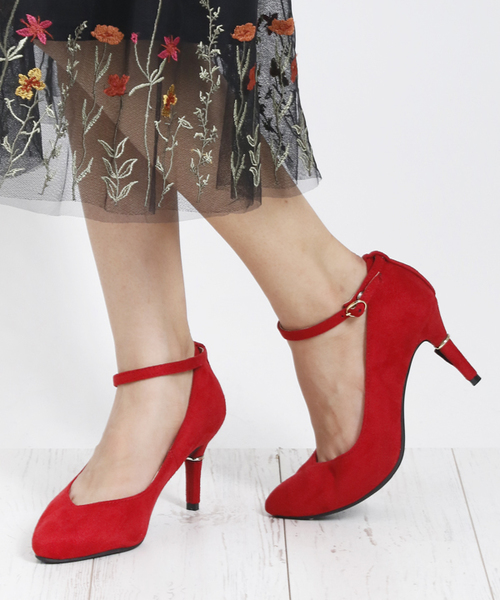 attagirl（アタガール）の「アンクルストラップ ハイヒール パンプス（パンプス・レディース・ブラック/レッド/ブラック系その他/マスタード/ブラック系その他2/シルバー系その他3/ブラック系その他3・S/M/L/LL）」の6枚目の写真