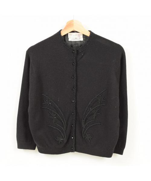 ブランド古着 ビーズ刺繍 ニットカーディガン カーディガン ボレロ Vintage ヴィンテージ のファッション通販 Zozoused