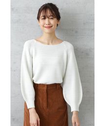 NATURAL BEAUTY BASIC | ラメガーターニット(ニット/セーター)