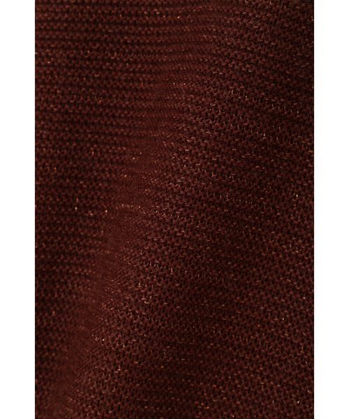 NATURAL BEAUTY BASIC（ナチュラルビューティーベーシック）の「ラメガーターニット（ニット/セーター・レディース・グレー/オフホワイト/ブラウン/グリーン・MEDIUM）」の18枚目の写真