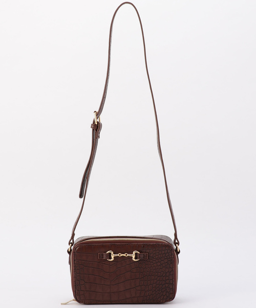 archives（アルシーヴ）の「ビットクロコボックスショルダーバック（ショルダーバッグ・レディース・ブラック/ブラウン・MEDIUM）」の10枚目の写真