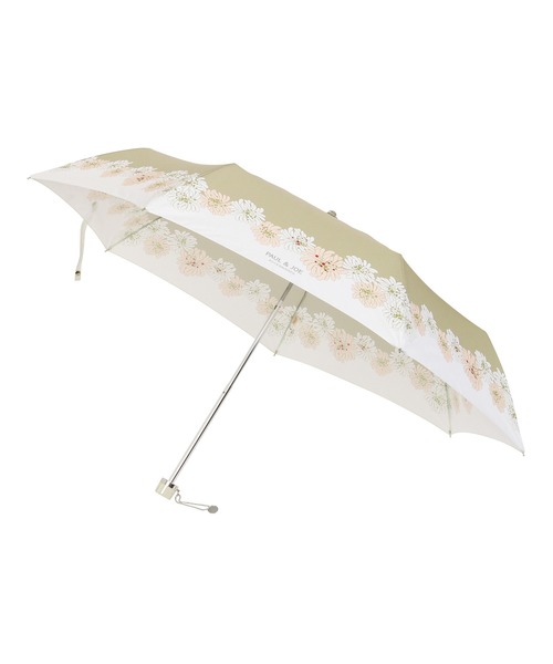 セール】折りたたみ傘 UV ”クリザンテーム” チャーム付（折りたたみ傘