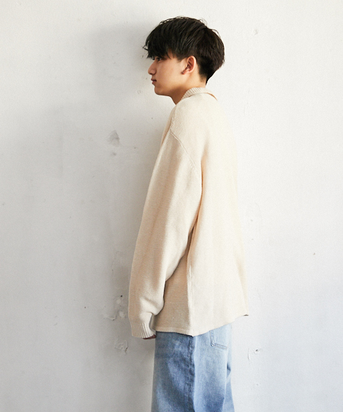 PairPair（ペアペア）の「ニットポロシャツ（ニット/セーター・メンズ・ライトベージュ・FREE）」の9枚目の写真