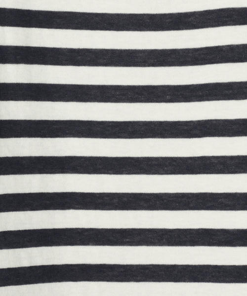 coen(コーエン)の「セッケツボーダーボートネックTシャツ(Tシャツ/カットソー・レディース・オレンジ/ネイビー・MEDIUM/LARGE)」の8枚目の写真