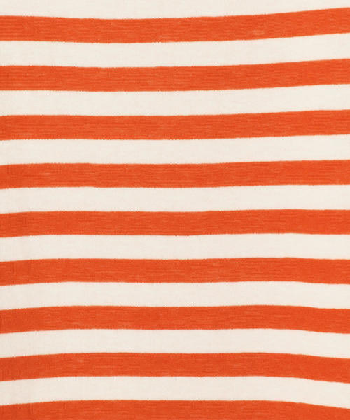 coen(コーエン)の「セッケツボーダーボートネックTシャツ(Tシャツ/カットソー・レディース・オレンジ/ネイビー・MEDIUM/LARGE)」の9枚目の写真