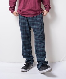 グレンチェックテーパードパンツ(RE)