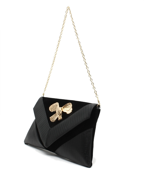 ROSE BUD（ローズバッド）の「(A & C BAGS) X17684 EVENNING HANDBAG（クラッチバッグ・レディース・ブラック・ONE SIZE）」の3枚目の写真