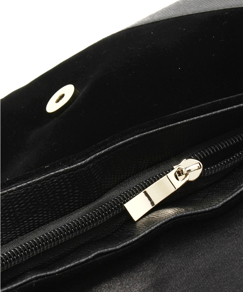 ROSE BUD（ローズバッド）の「(A & C BAGS) X17684 EVENNING HANDBAG（クラッチバッグ・レディース・ブラック・ONE SIZE）」の6枚目の写真