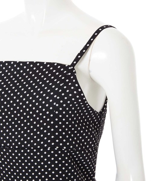 fifth(フィフス)の「バックシャンドットロングワンピース(ワンピース・レディース・ブラック・MEDIUM)」の8枚目の写真
