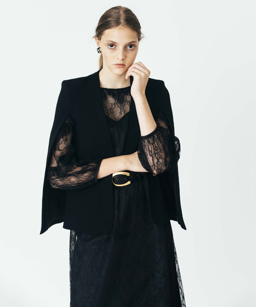 セール Loulou ラッセルレースワンピース ワンピース ワンピース Loulou Willoughby ルルウィルビー のファッション