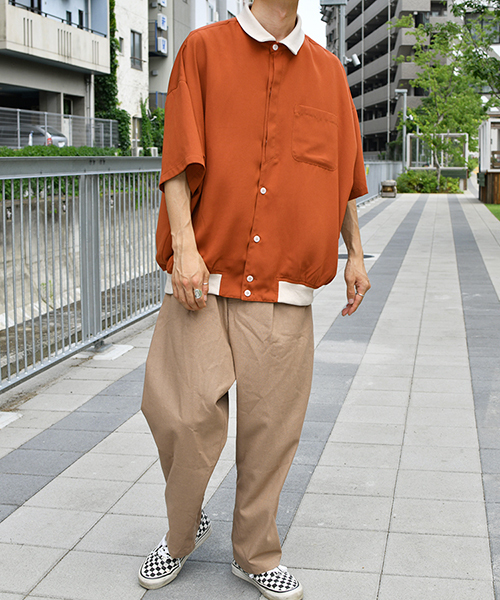 kutir（クティール）の「リネン１タックパンツセットアップ（その他パンツ・メンズ・ベージュ/オフホワイト・SMALL/MEDIUM）」の8枚目の写真