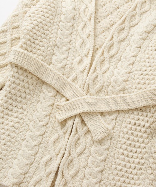 SEA（シー）の「オーバーサイズ ケーブル ニットカーディガン（その他