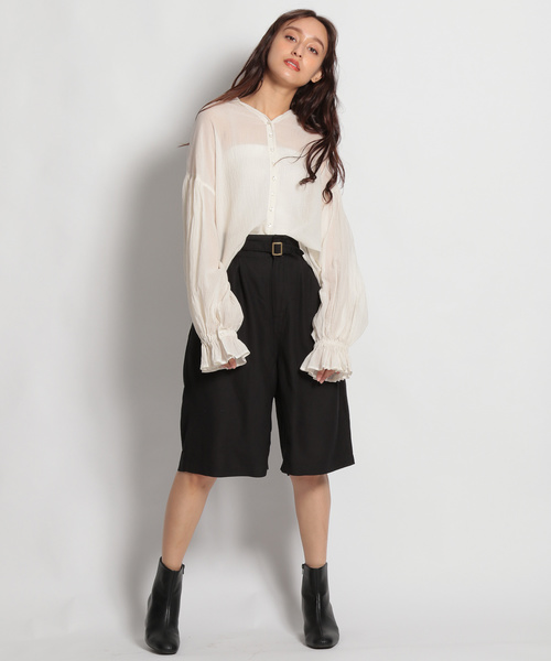 niko and...(ニコアンド)の「グルカショートパンツ(その他パンツ・レディース・ブラウン/ブラック/ライトブラウン・LARGE/MEDIUM)」の4枚目の写真