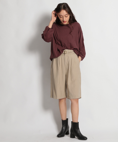 niko and...(ニコアンド)の「グルカショートパンツ(その他パンツ・レディース・ブラウン/ブラック/ライトブラウン・LARGE/MEDIUM)」の6枚目の写真