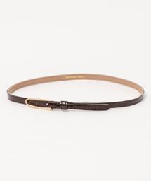 AMERICAN HOLIC | スリム型押しベルト　＊(ベルト)