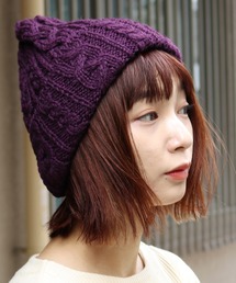 HIGHLAND 2000 | HIGHLAND2000/ハイランド2000 016 BOBCAP　ケーブルニットキャップ(ニットキャップ/ビーニー)