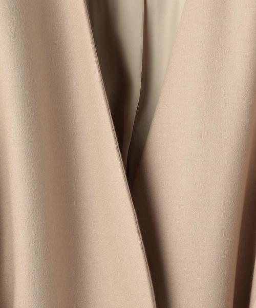 BEAUTY&YOUTH UNITED ARROWS（ビューティーアンドユースユナイテッドアローズ）の「BY スムースカラーレスベルトジャケットо（ノーカラージャケット・レディース・ベージュ/モカ・MEDIUM/SMALL）」の21枚目の写真