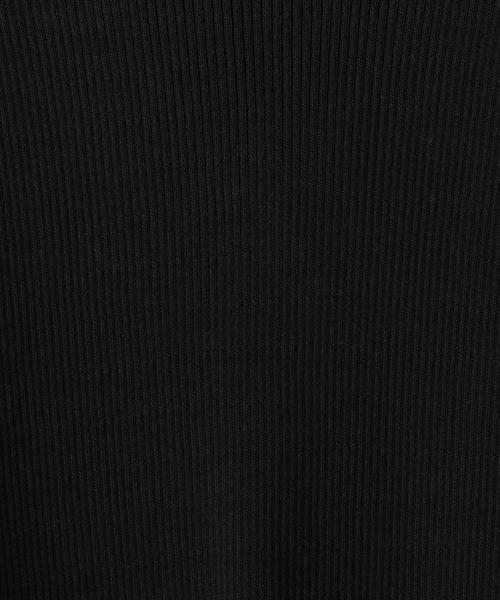 BEAUTY&YOUTH UNITED ARROWS(ビューティーアンドユースユナイテッドアローズ)の「BY コットンワッフルタートルネックカットソーо(Tシャツ/カットソー・レディース・ホワイト/その他1/ブラック・FREE)」の6枚目の写真