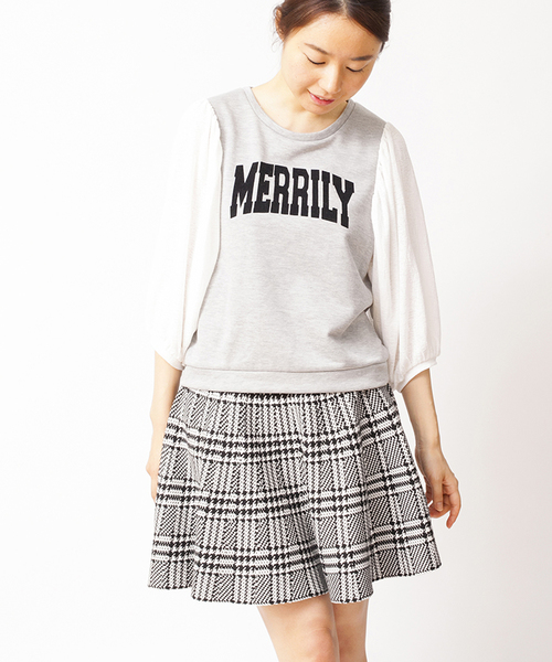 WEGO(ウィゴー)の「WEGO/ニットサーキュラースカート(スカート・レディース・アイボリー/ブラック/ダークグリーン/ネイビー/ワイン/杢グレー/サックスブルー/ブルー系その他/ライトピンク・FREE)」の1枚目の写真