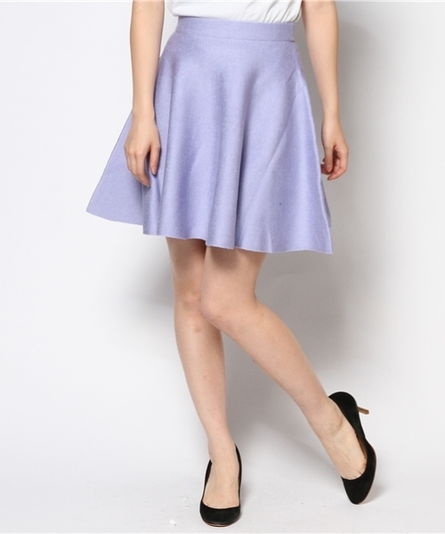 WEGO(ウィゴー)の「WEGO/ニットサーキュラースカート(スカート・レディース・アイボリー/ブラック/ダークグリーン/ネイビー/ワイン/杢グレー/サックスブルー/ブルー系その他/ライトピンク・FREE)」の20枚目の写真