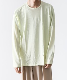 KAZUYUKI KUMAGAI ATTACHMENT | 40/-フレスカ天竺 クルーネックドルマンL/S(Tシャツ/カットソー)