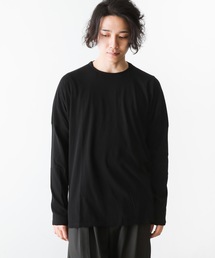 KAZUYUKI KUMAGAI ATTACHMENT | 40/-フレスカ天竺 クルーネックドルマンL/S(Tシャツ/カットソー)