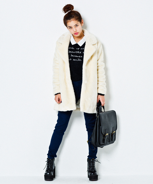 WEGO（ウィゴー）の「WEGO/厚底ヒールブーツ（ブーツ・レディース・ブラック/ブラウン・23.5/24.5）」の12枚目の写真